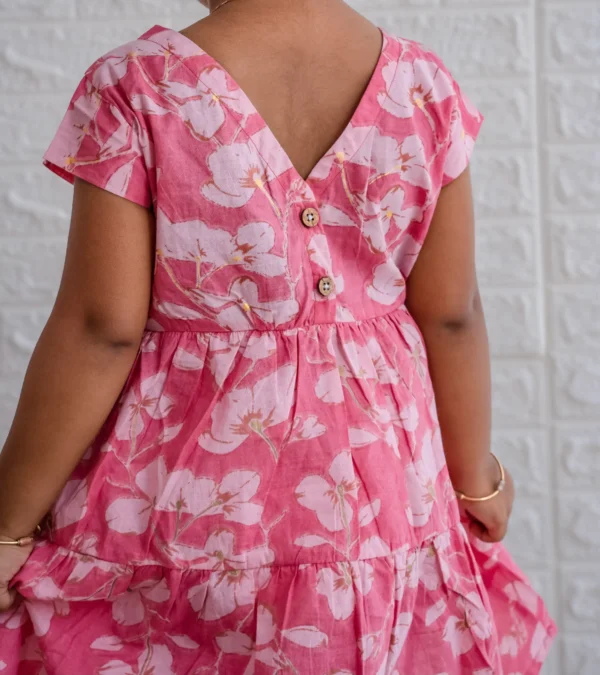 Blue pink floral - Image 4