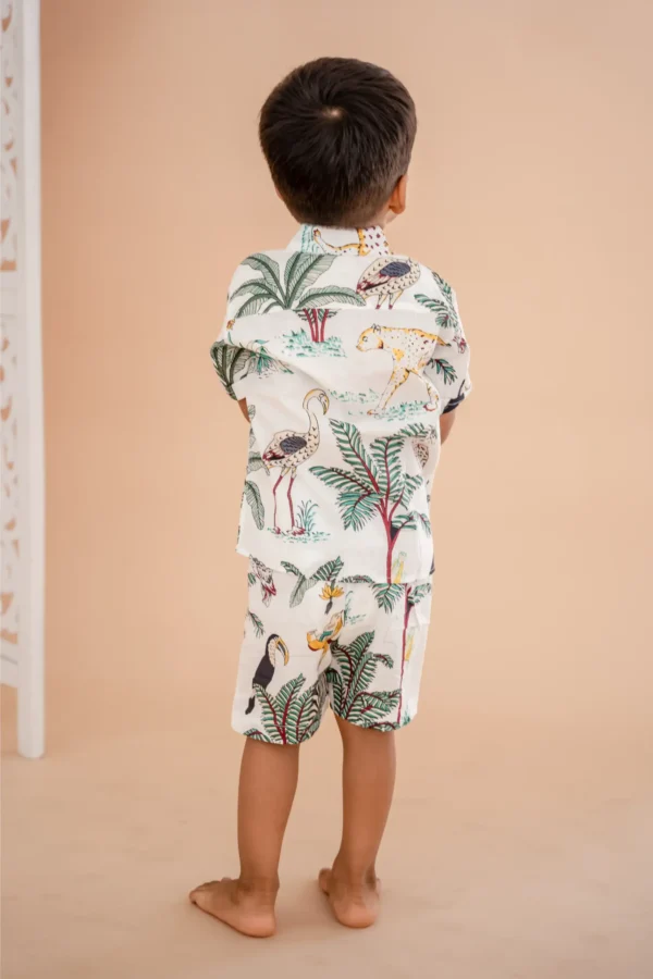 White jungle co-ords - Image 2